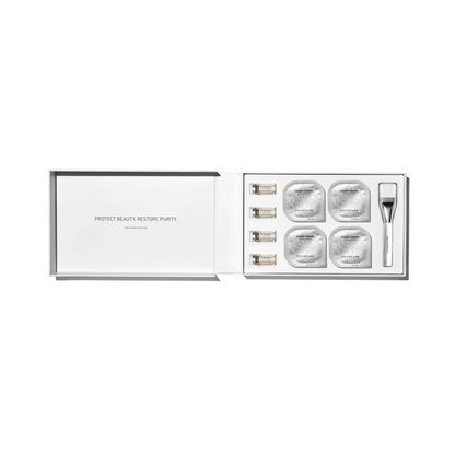 The All-In-One Facial® - Set - Visibly Lifts | Firms | Brightens | Multi-Benefit Mask (4 Facials + Brush)