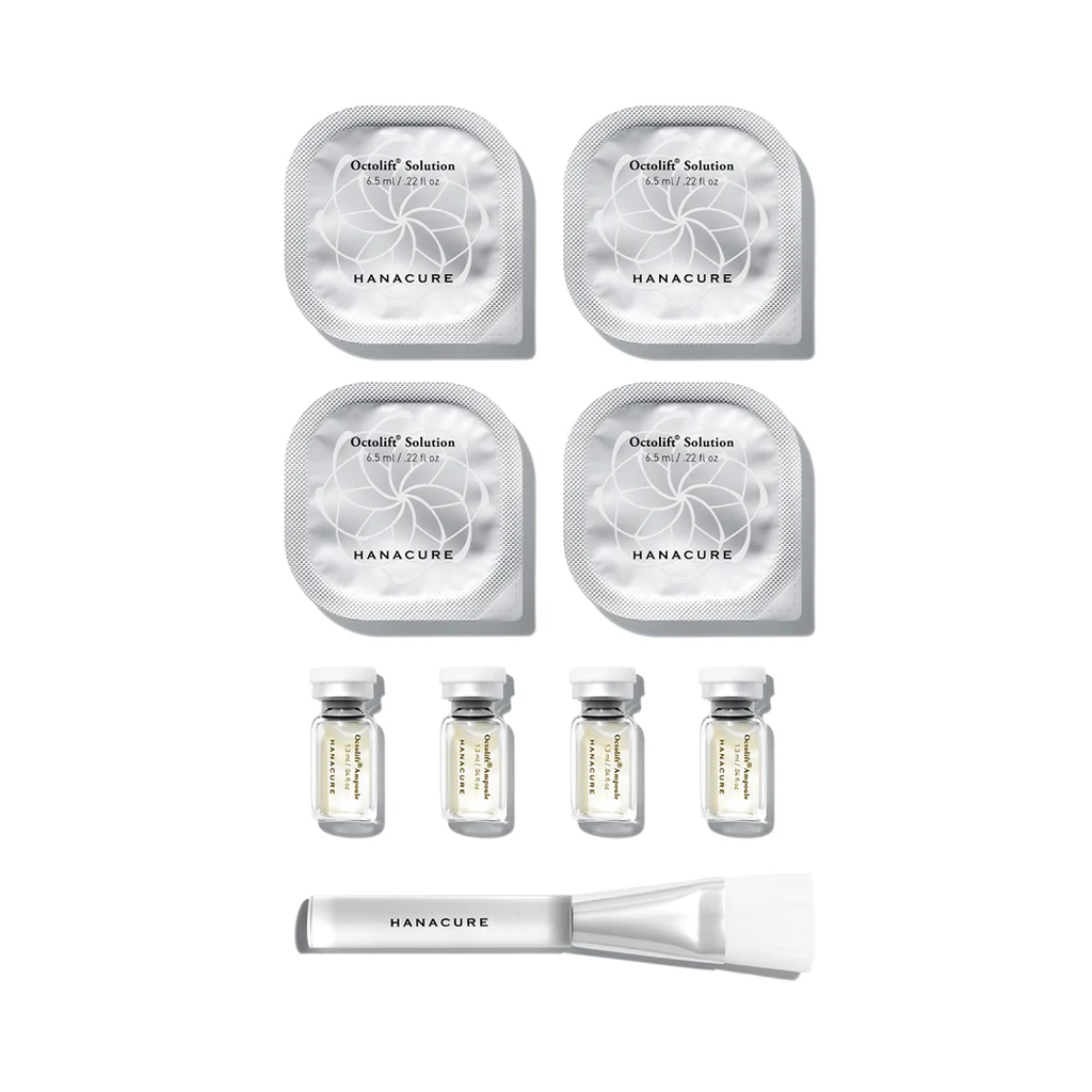 The All-In-One Facial® - Set - Visibly Lifts | Firms | Brightens | Multi-Benefit Mask (4 Facials + Brush)